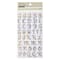 12 Packs: 83 ct. (996 total) Gold Foil Alphabet Stickers by Recollections™